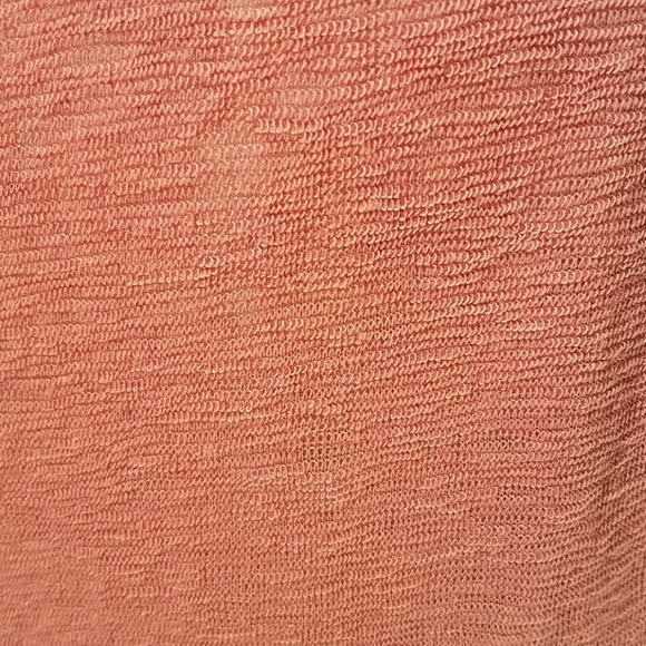 Rubbish tunic tank top peach scoop neck M texture - Picture 6 of 8